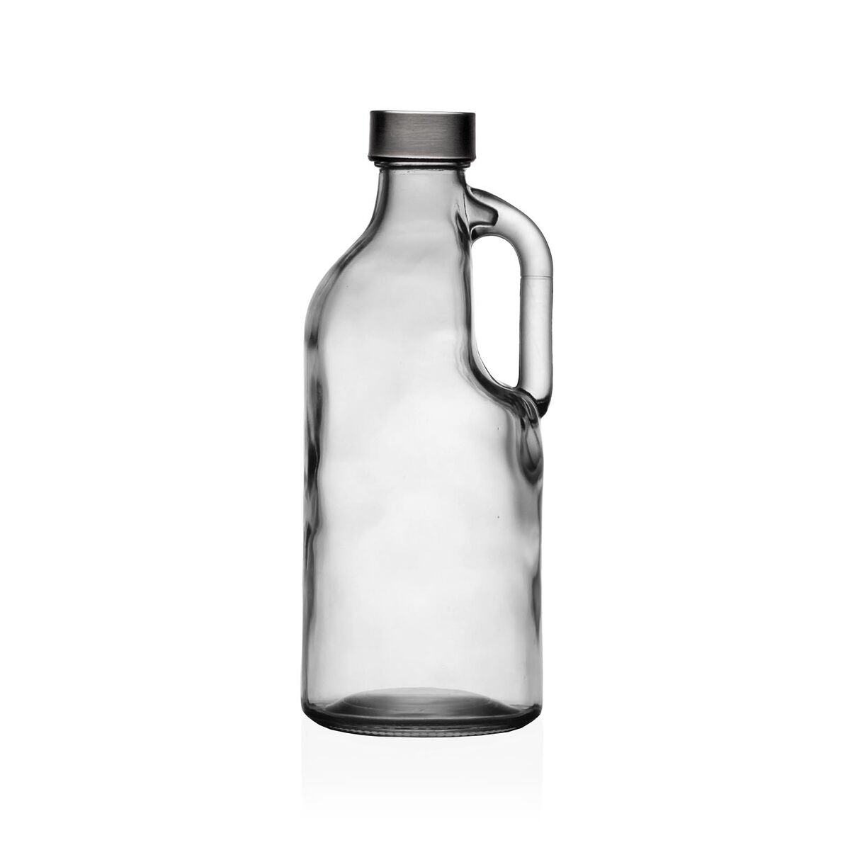 Water bottle Versa Transparent Glass Aluminium-0